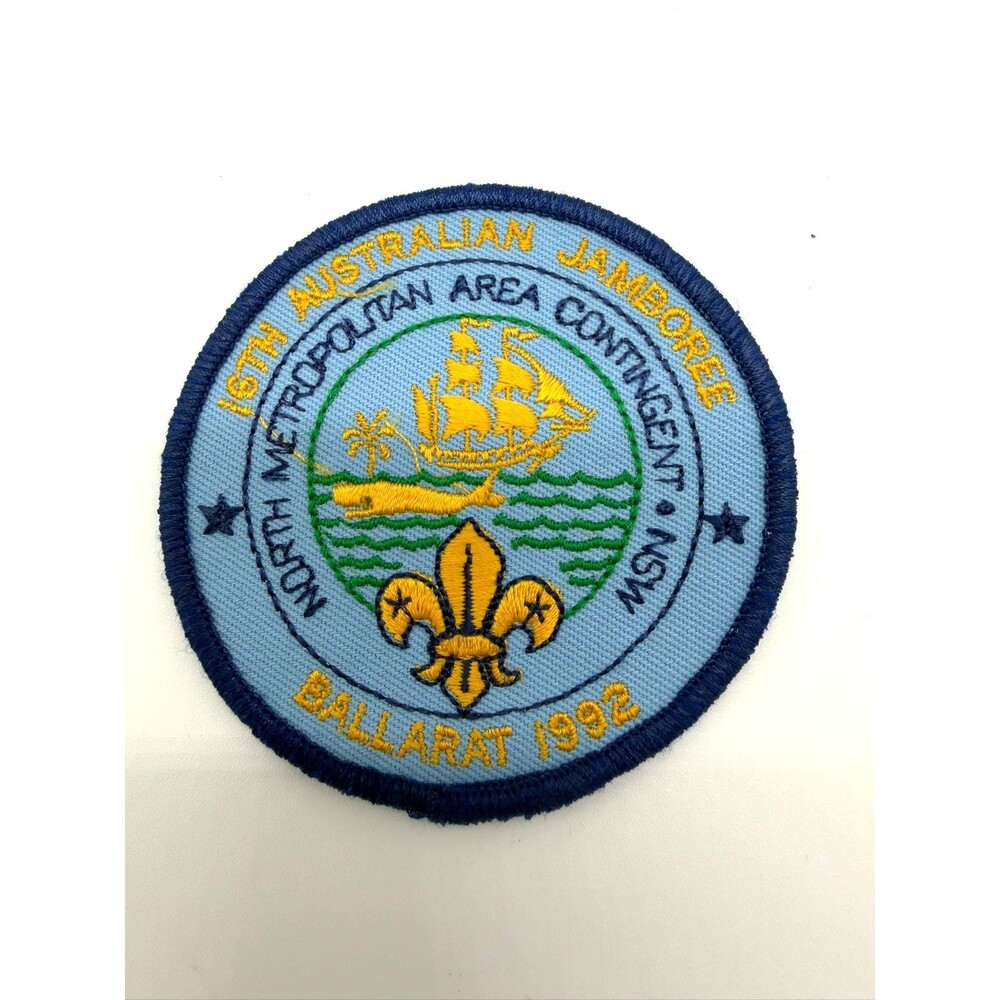 16th Australian Jamboree 1992 Ballarat NSW North Metropolitan Area Patch